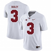 Alabama Crimson Tide 3 Calvin Ridley White Nike College Football Jersey Dzhi,baseball caps,new era cap wholesale,wholesale hats